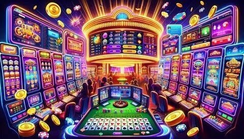 Reel spin Arcade title showing payout animation
